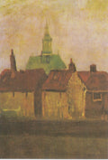 The New Church and Old Houses in The Hague by Vincent van Gogh
