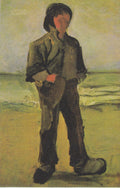 Fisherman on the Beach by Vincent van Gogh
