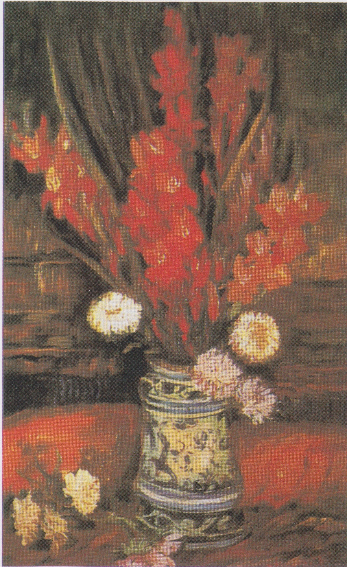 Vase with Red Gladioli by Vincent van Gogh