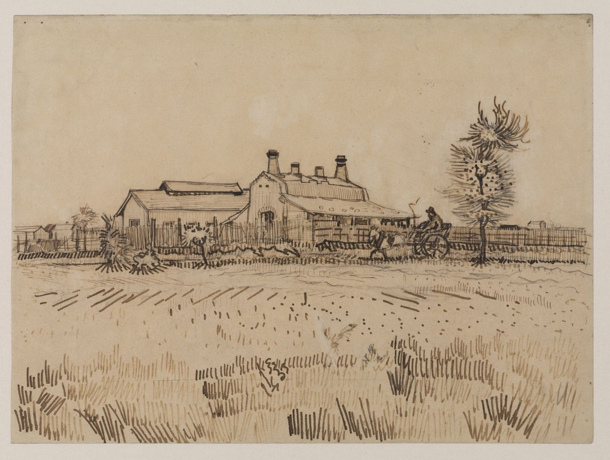 A tile factory by Vincent van Gogh
