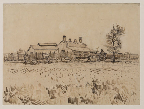 A tile factory by Vincent van Gogh