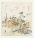 Bamboo Screen Shell by Katsushika Hokusai