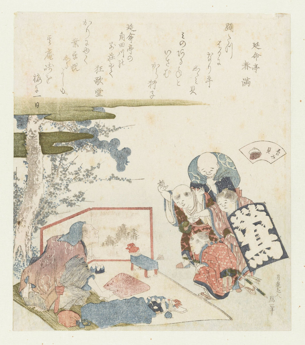 Shijimigai by Katsushika Hokusai