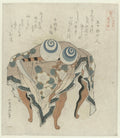Fujiwara — Kanju Manju Fuji no Makikama by Katsushika Hokusai