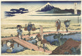 Nakahara in Sagami Province by Katsushika Hokusai