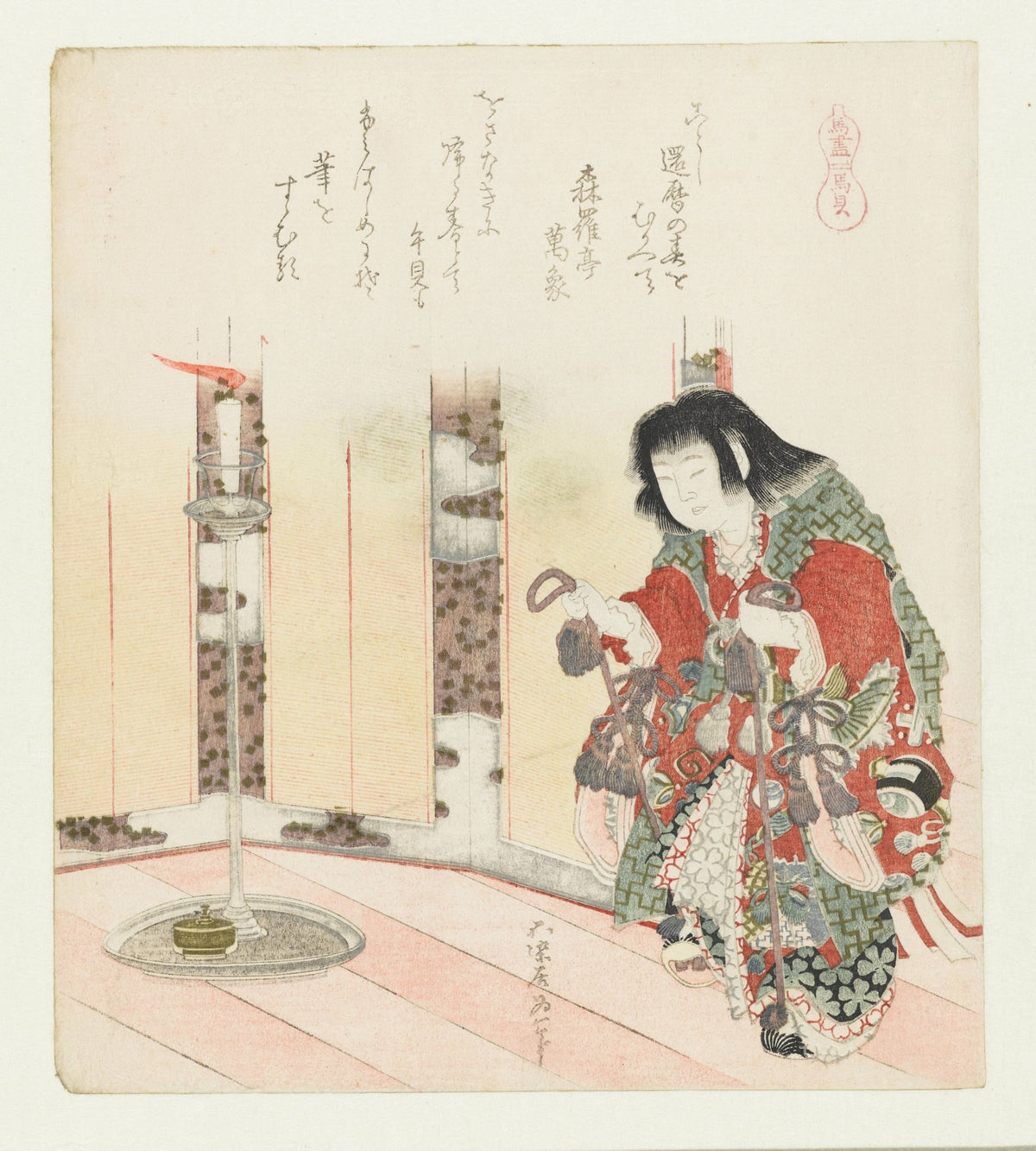 Umagai (Horse Shell) by Katsushika Hokusai