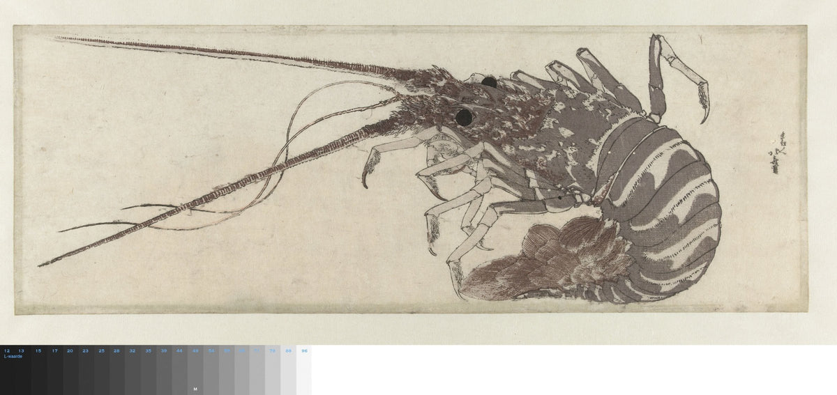 The Lobster by Katsushika Hokusai