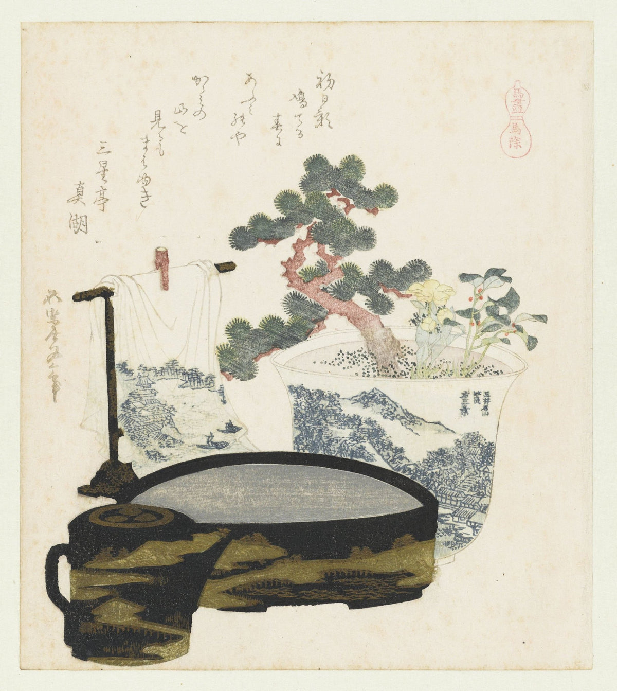 A Horse Amulet by Katsushika Hokusai